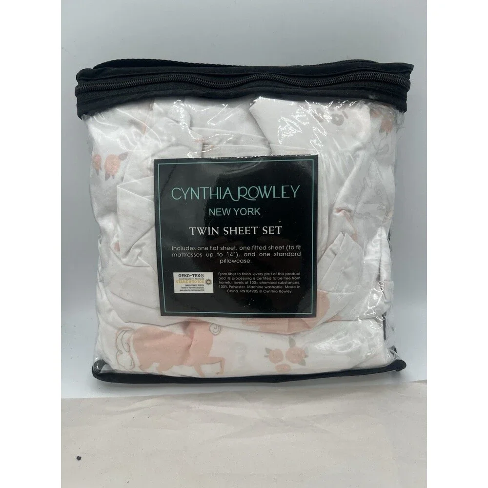 CYNTHIA ROWLEYNEW YORKTWIN SHEET SET*Certified STANDARD 100 by OEKO-TEX®